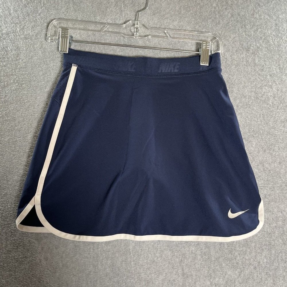 Nike Golf Skort Womens Medium Blue Athletic Skirt Shorts Dri Fit Athleisure Vent